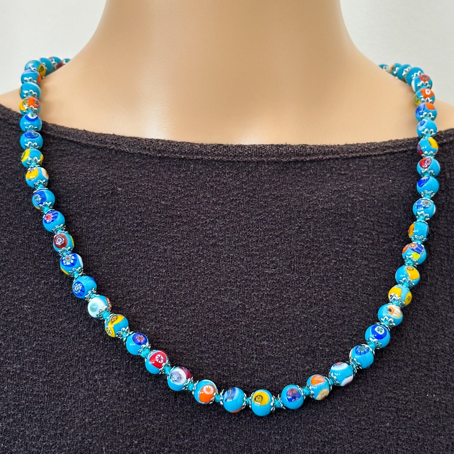 Millefiori necklace