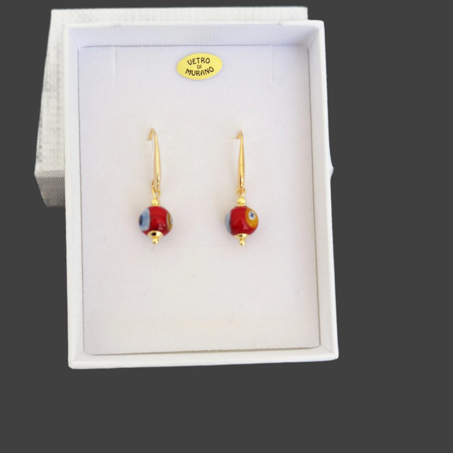 Millefiori earrings