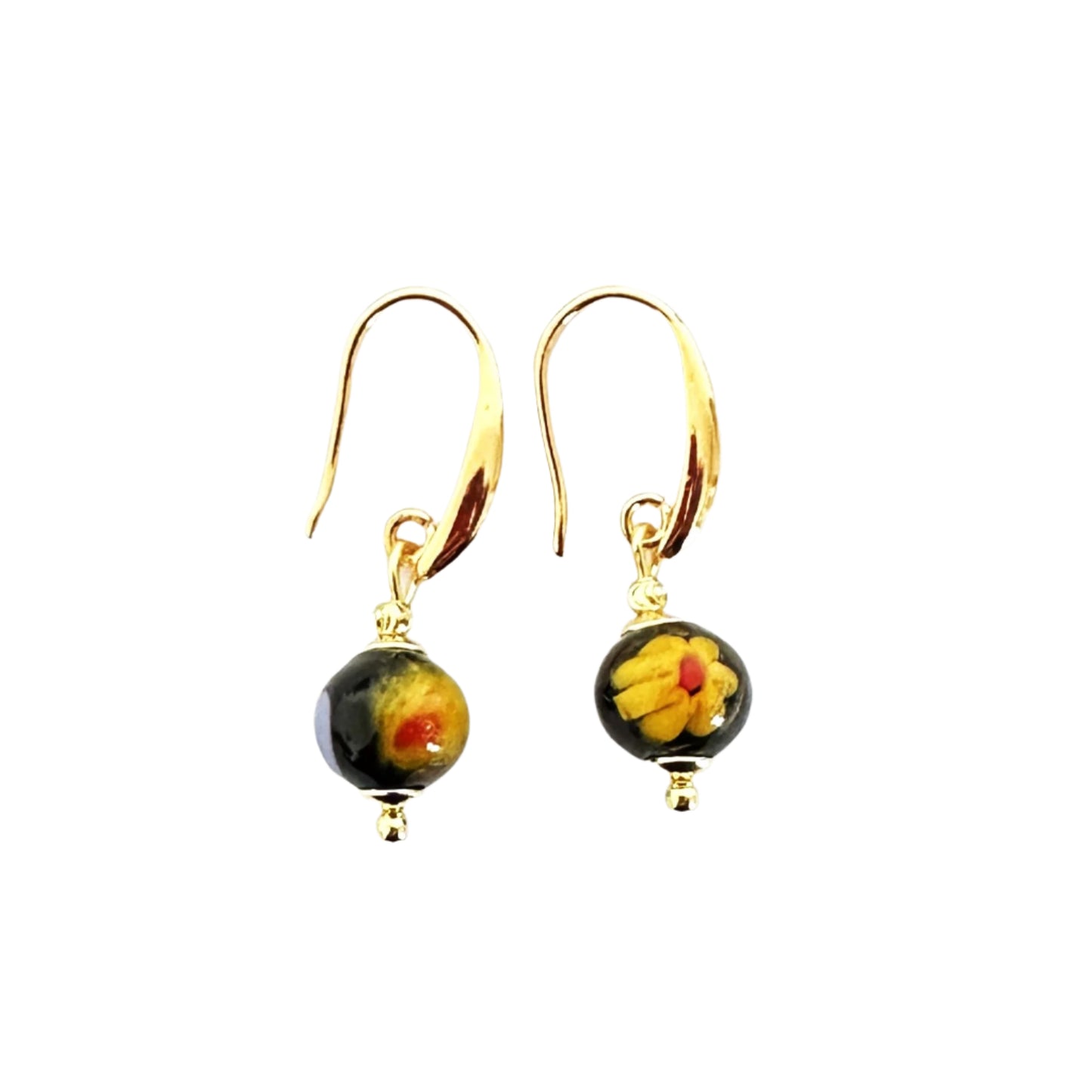 Millefiori earrings