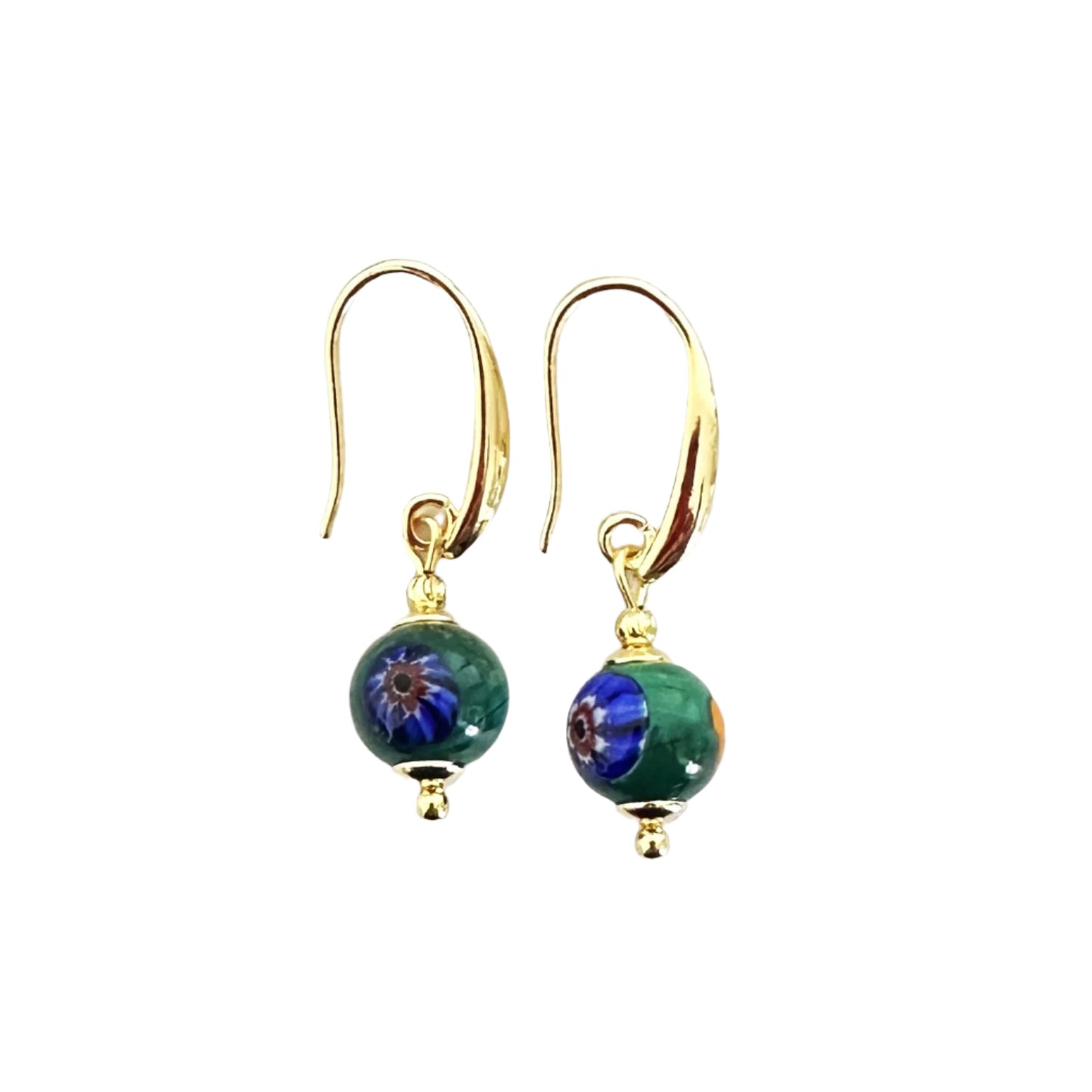 Millefiori earrings