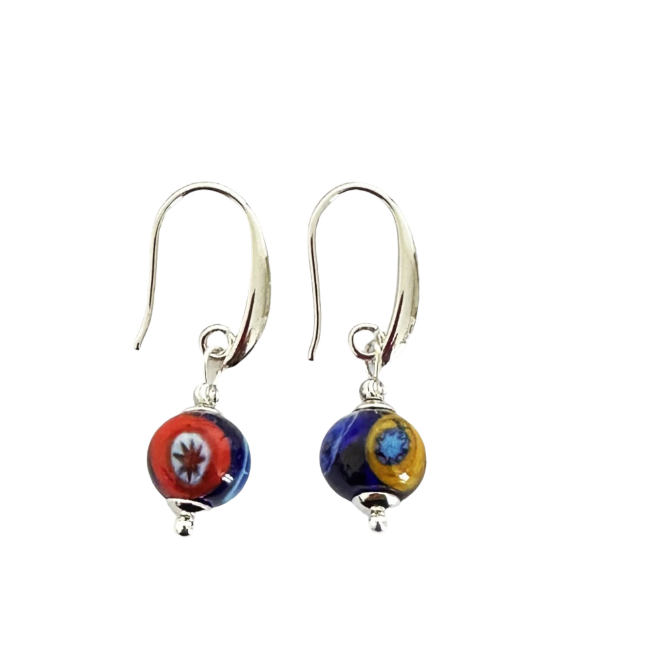 Millefiori earrings