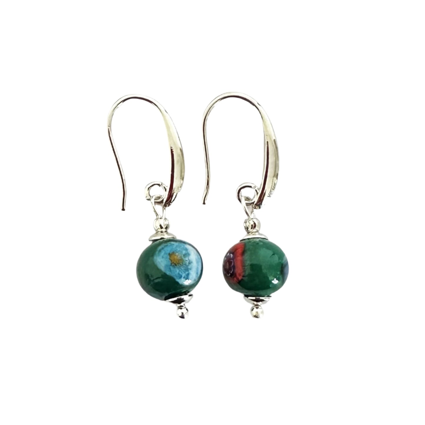 Millefiori earrings