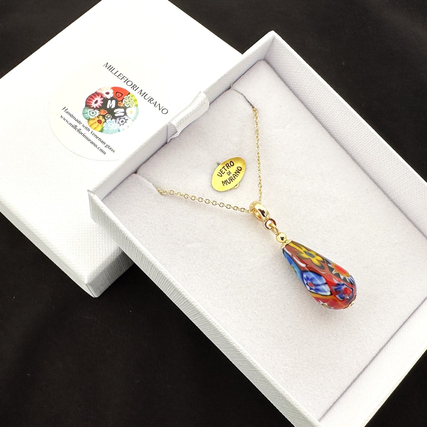 Teardrop Ercole Moretti pendant