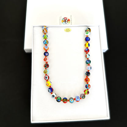Millefiori necklace