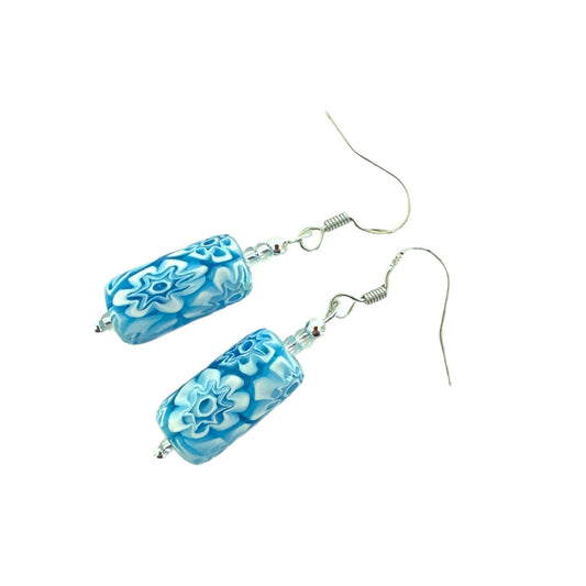 Loving Alien flower tube earrings