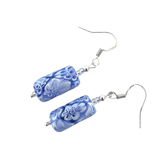 Loving Alien flower tube earrings