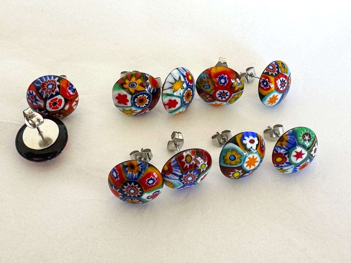 Ercole Moretti cabuchon studs