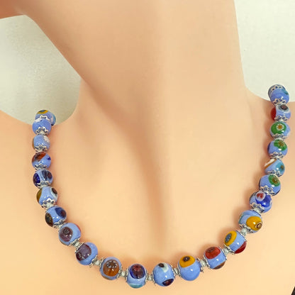 Millefiori necklace