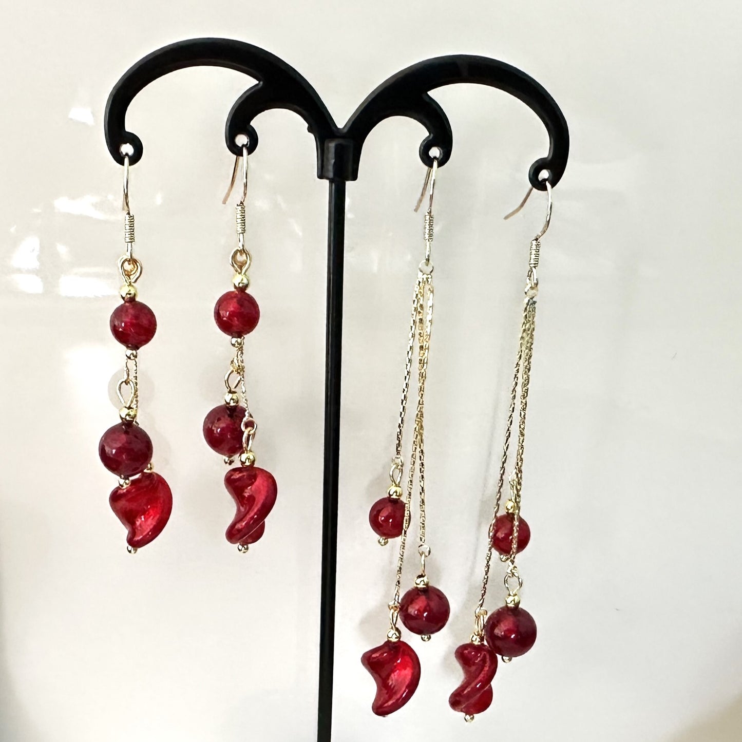 Petala earrings- long and short