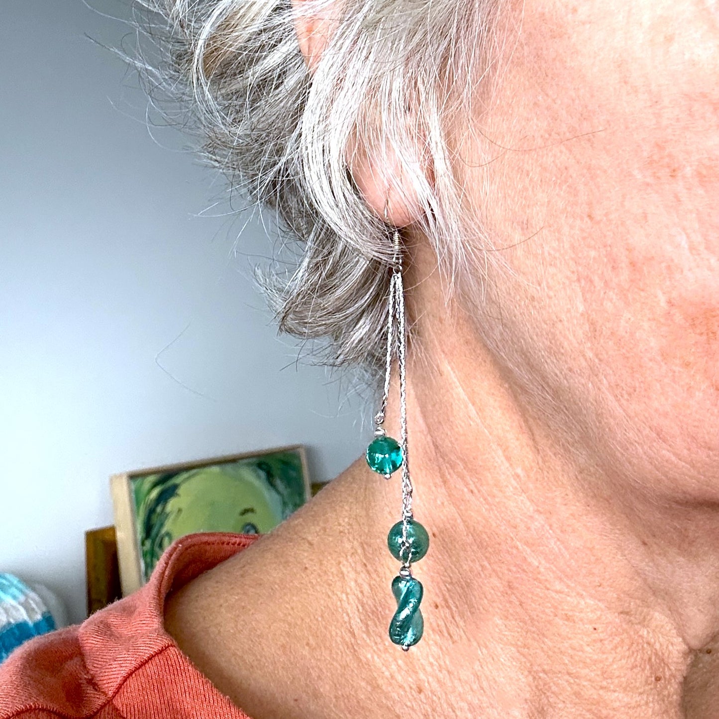 Petala earrings- long and short