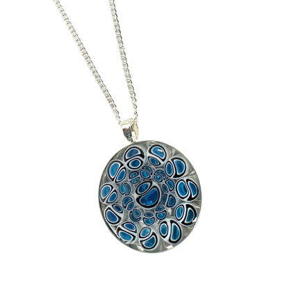 Millefiori Murano mosaic resin pendant